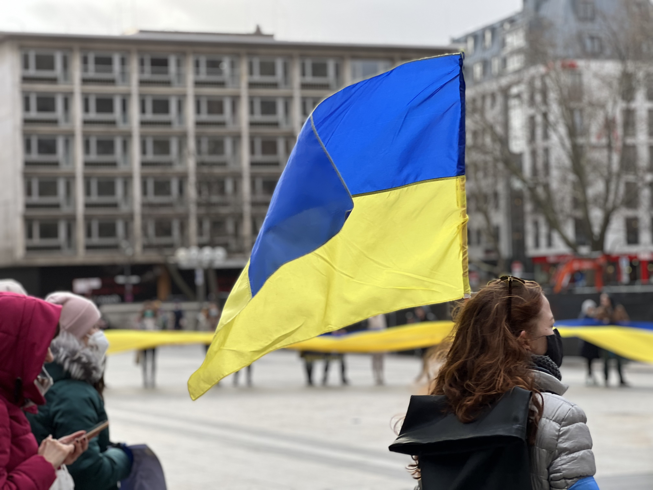 Bundesweite Solidaritätskundgebungen für die Ukraine