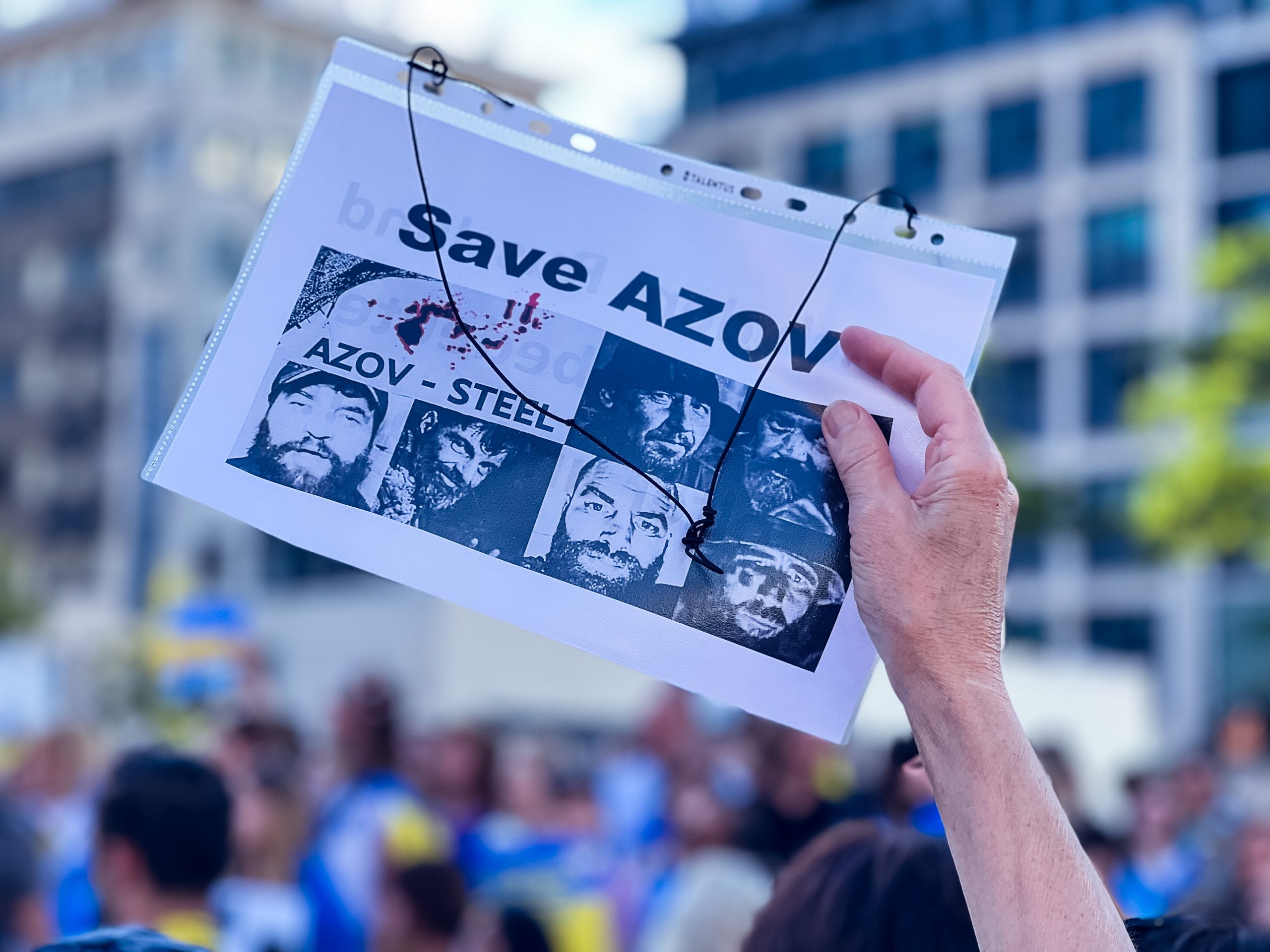 Europaweite Aktion für die Freilassung der Verteidiger von Mariupol