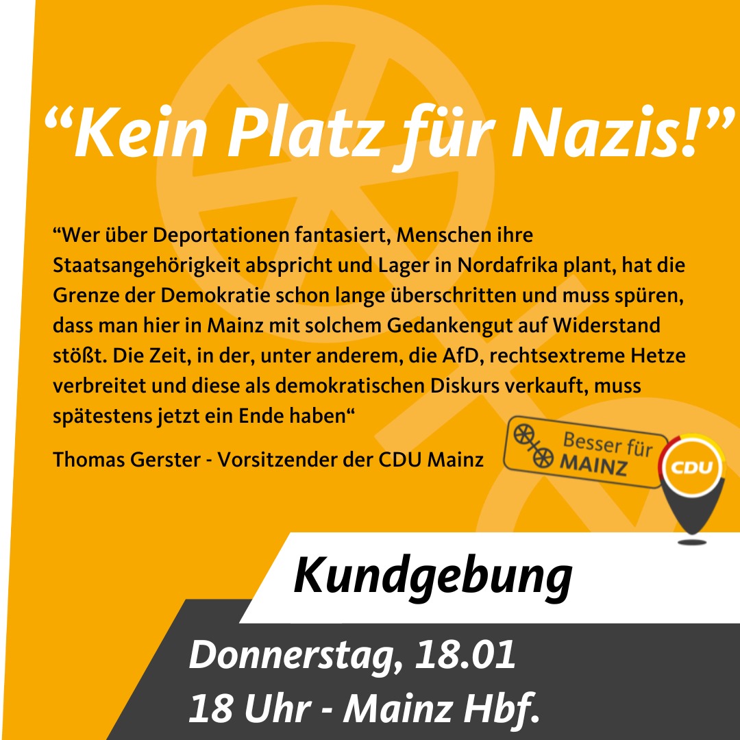Mainz: Kein Platz für Nazis